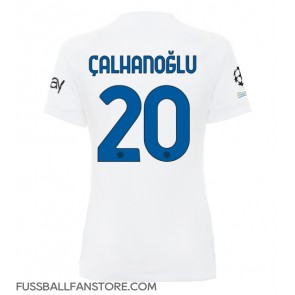 Inter Milan Hakan Calhanoglu #20 Replik Auswärtstrikot Damen 2023-24 Kurzarm